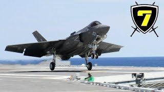 US Navy - F-35C Stealth Fighters Takeoff &amp; Landing On USS Abraham Lincoln