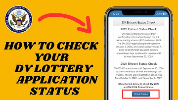 How To Check For Dv Lottery Results 2025
