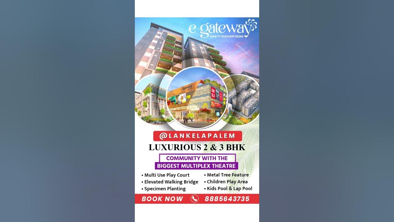 Best 2BHK & 3BHK Luxurious Flats for SALE Lankelapalem Call BCK