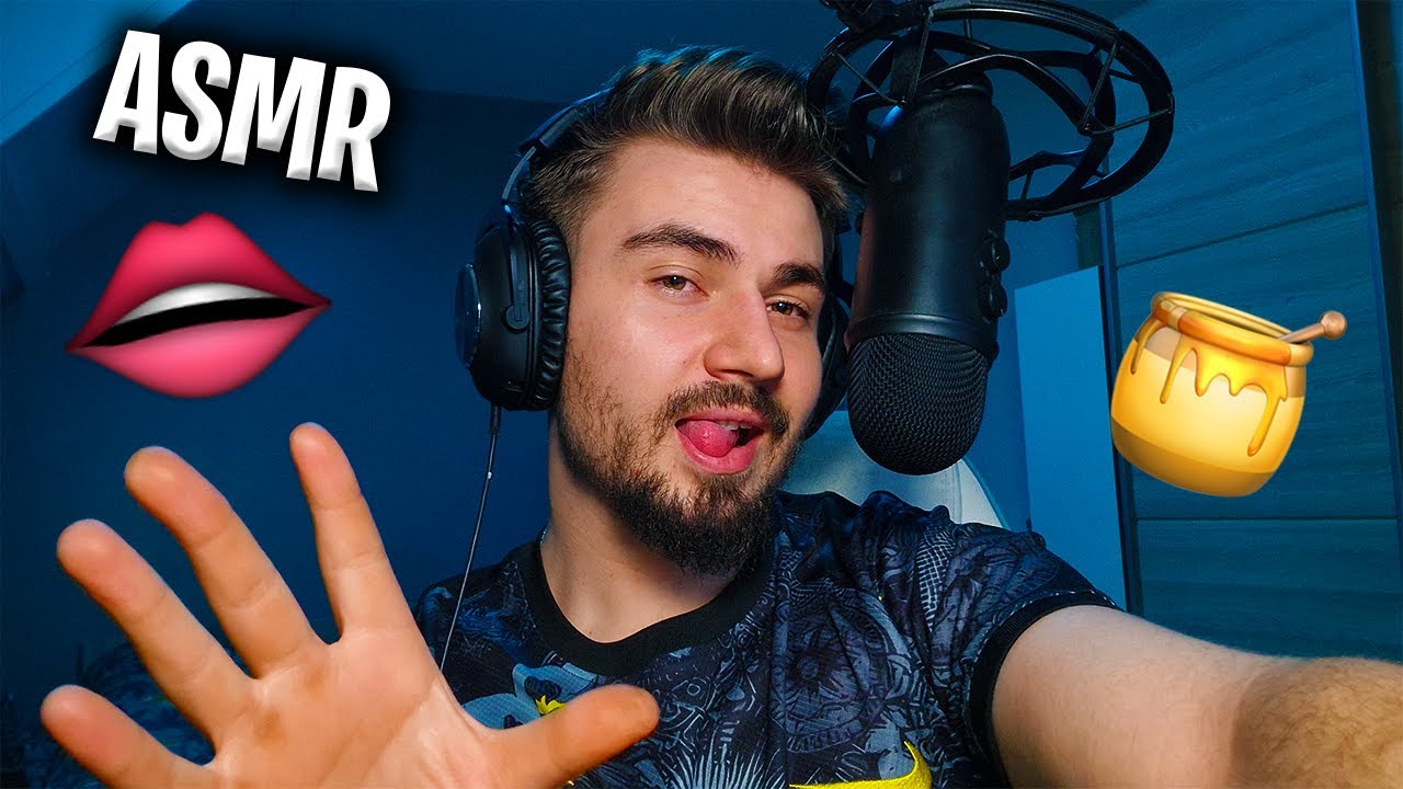 🌙ASMR : BRUIT DE BOUCHE LENT ET MIELLEUX  !👄🤤