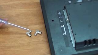 Right Angle Female F-Type to Male Coax Adapter