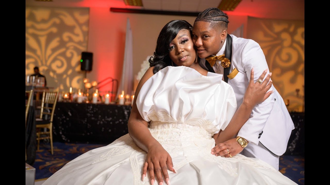 Same sex wedding Shaneida and Dare Hendon