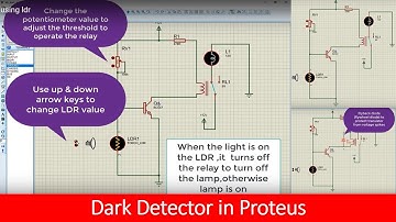 Dark detector in Proteus simulation