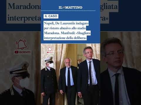 Video Napoli, De Laurentiis indagato per ristoro abusivo allo stadio Maradona