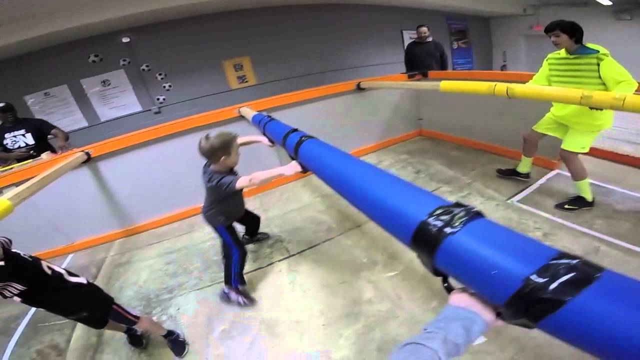 Great American Human Foosball - YouTube