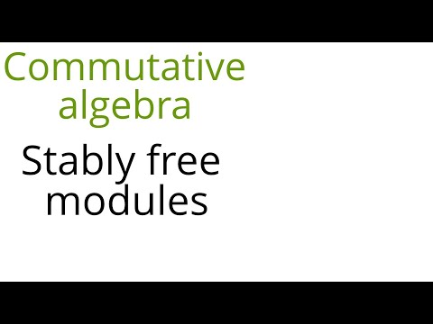 Commutative algebra 39