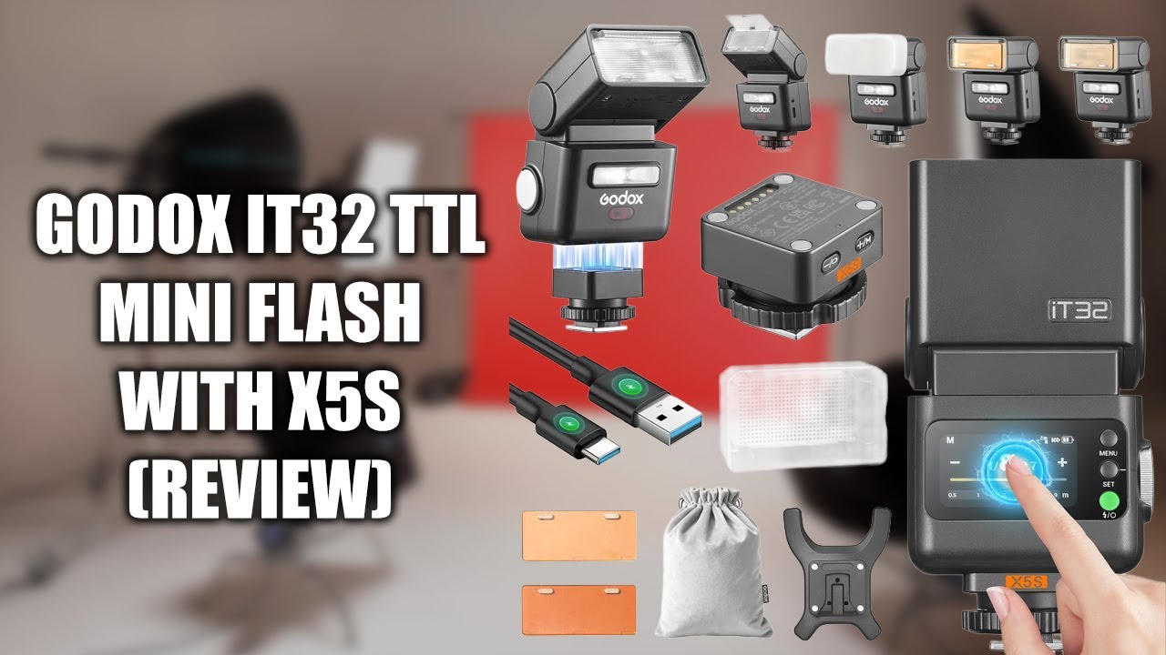 Godox iT32 Flash met TTL X5F trigger voor Fujifilm, magnetisch voor directe opname buiten de camera, TTL & HSS, kleurentouchscreen, geïntegreerde led, 2 ,4 GHz draadloos X-systeem Godox iT32 Flash met TTL X5F trigger voor Fujifilm, magnetisch voor directe opname buiten de camera, TTL & HSS, kleurentouchscreen, geïntegreerde led, 2 ,4 GHz draadloos X-systeem