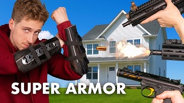 Making BULLETPROOF Armor at Home