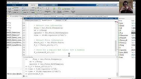 Removing NaNs from your data in Matalb