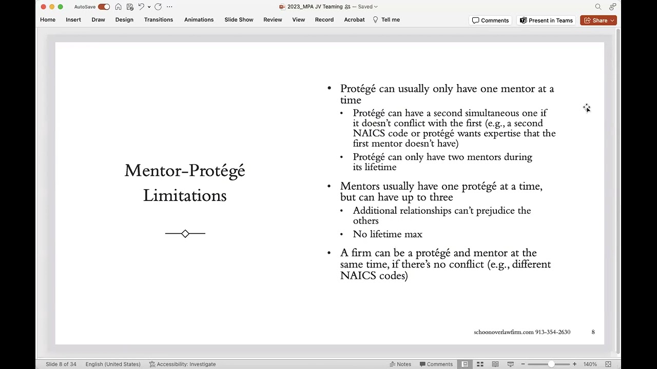 Mentor/protégé, Joint ventures, and Subcontracting - Government Contracting
