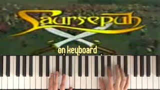 SAUR SEPUH ( ost Satria Madangkara ) - Musik epic cover keyboard