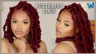 DIY Short Butterfly Locs At Home🦋| 2 Methods | Naturally Sunny