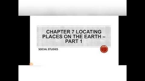 Class 5 Chapter 7 Locating the places on the earth- Part 1