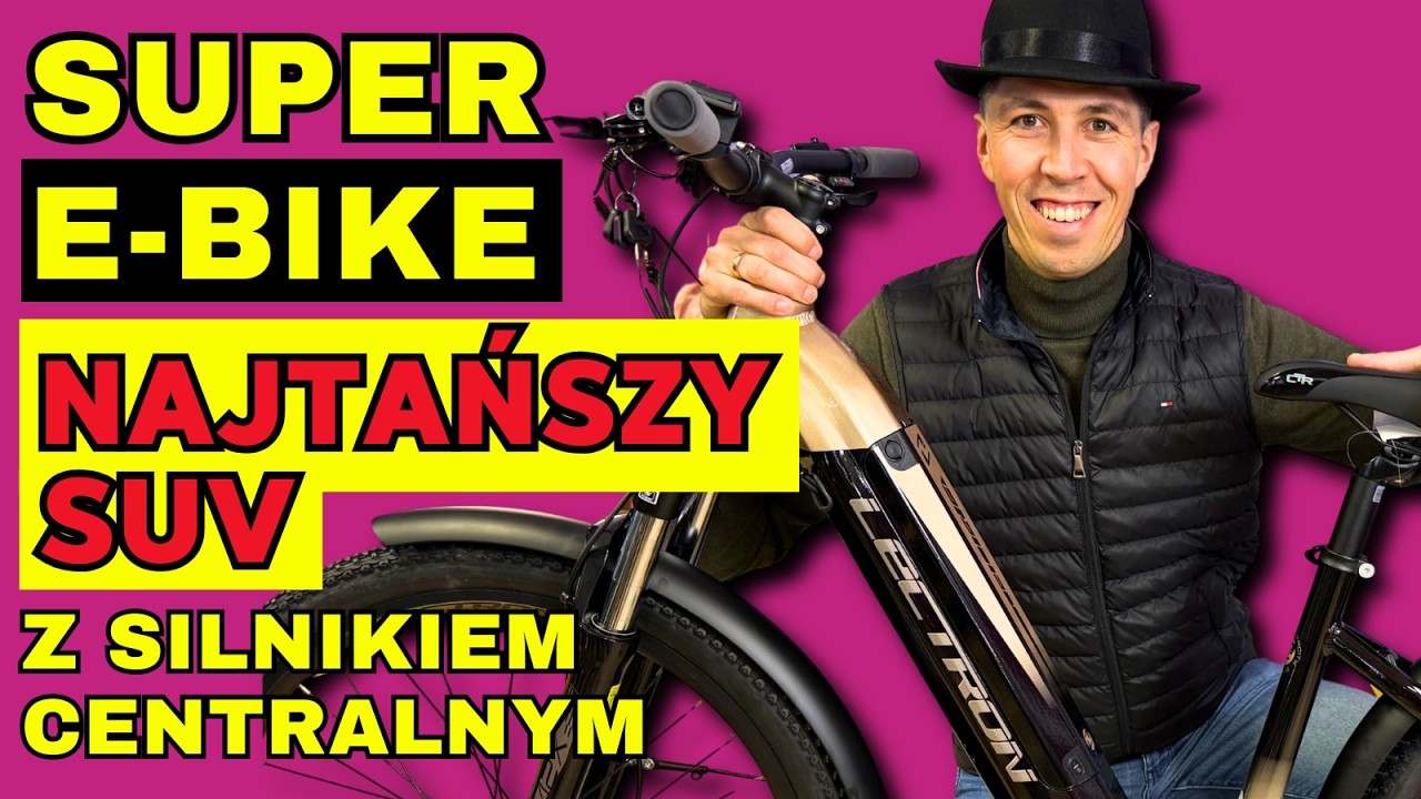 HIT! Rower Elektryczny Lectron Taura MZX - MOCNY Silnik, Duża Bateria.