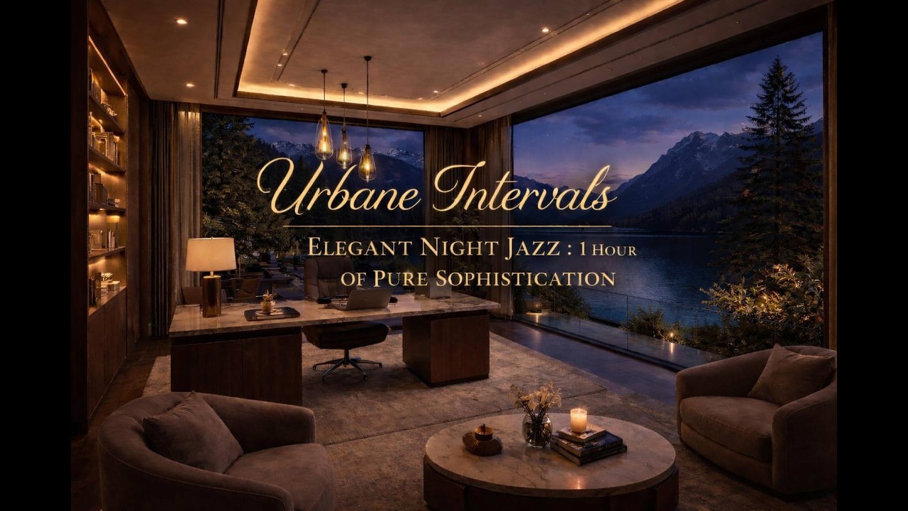 Urbane Intervals | Elegant Night Jazz 4K: 1 Hour of Pure Sophistication