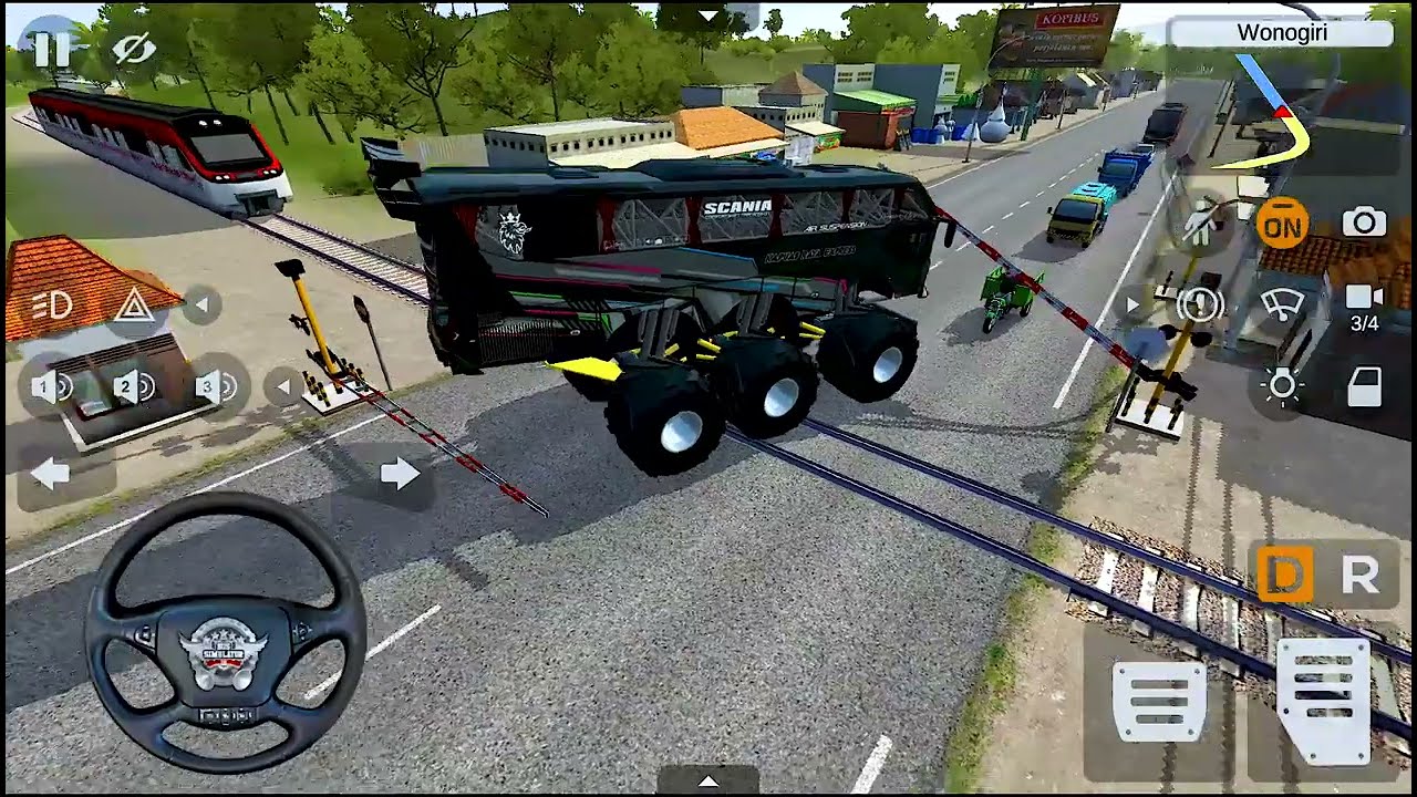 Monster Bus Game 2022 - The most beautiful game playing video 2022 Bus Simulator Indonesia Ep-11