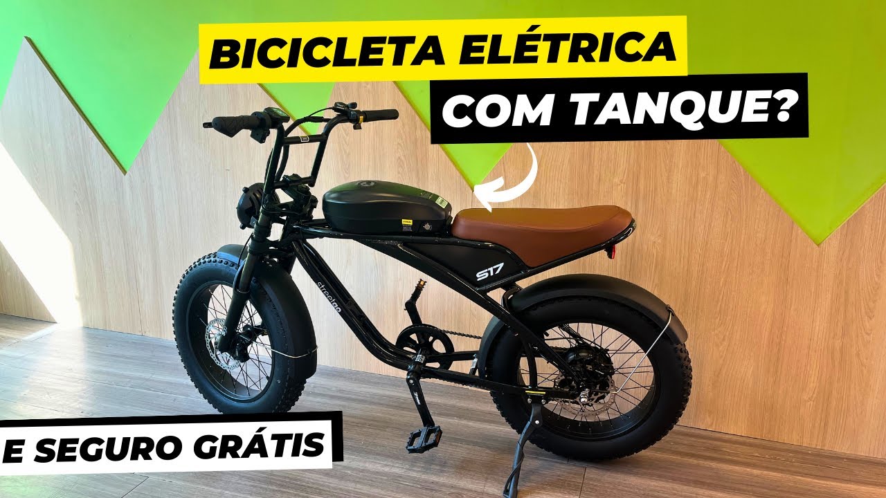 BICICLETA ELÉTRICA STREET GO S17 750W - OGGI BIKES - seguro grátis