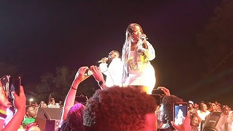 Lydia Jazmine and Geosteady live at Hotel Africana