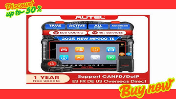 2025 Autel MaxiPRO MP900TS Scanner TPMS Diagnostic Tool ECU Coding, Active Test, 40+ Servi