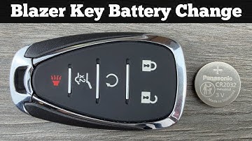 2021 - 2025 CHEVROLET BLAZER Key Fob Battery Replacement - How To Change Replace Remote Batteries