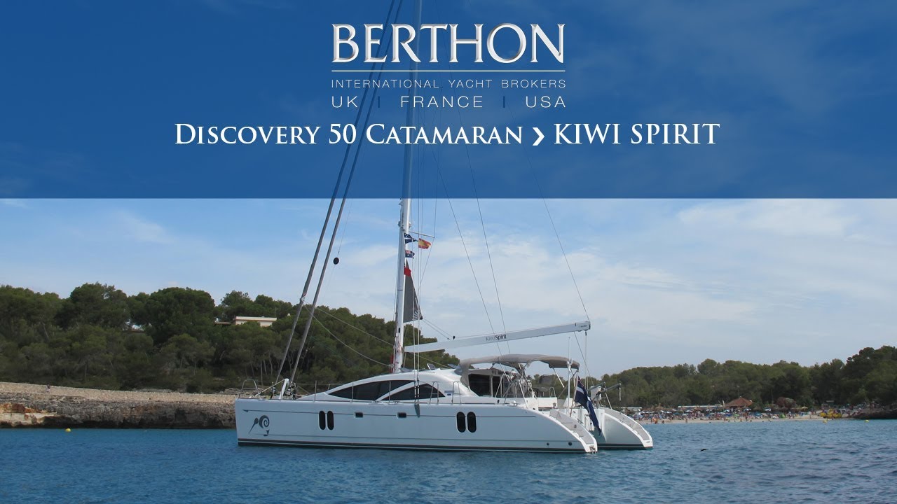 [OFF MARKET] Discovery 50 Catamaran (KIWI SPIRIT) Sea Trial  - Yacht for Sale - Berthon Int.