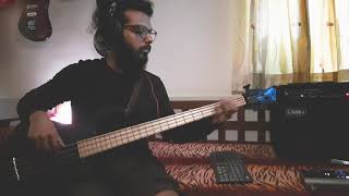 Video thumbnail of "Ye kaali kaali ankhen bass cover"