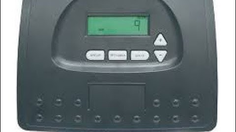 Настройка клапана CLACK WS1RR в режим умягчителя