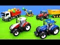 Bruder Tractor & Excavator in best Action | Toys & Playsets Unboxing Movie for Kids