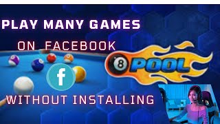 Play Online Games With Facebook | 8 Ball Pool | Ludo King screenshot 4