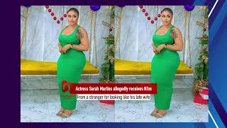 Actress Sarah Martins allegedly receives N1m from a stranger for looking like his late wife