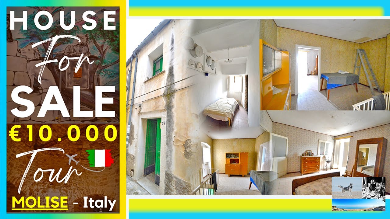 €10K House for Sale in Molise, Italy | Roof Waterproofed, 45 Min to Coast, Perfect Holiday Home