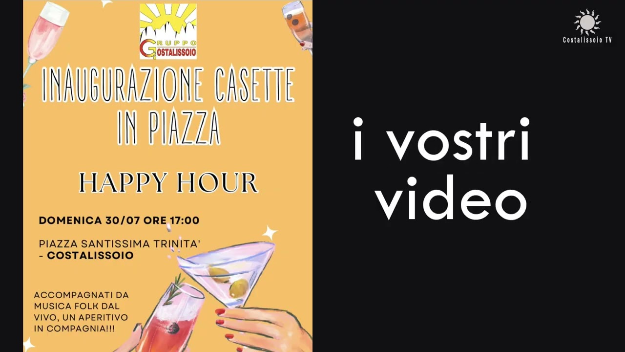 APERTURA CASETTE IN PIAZZA