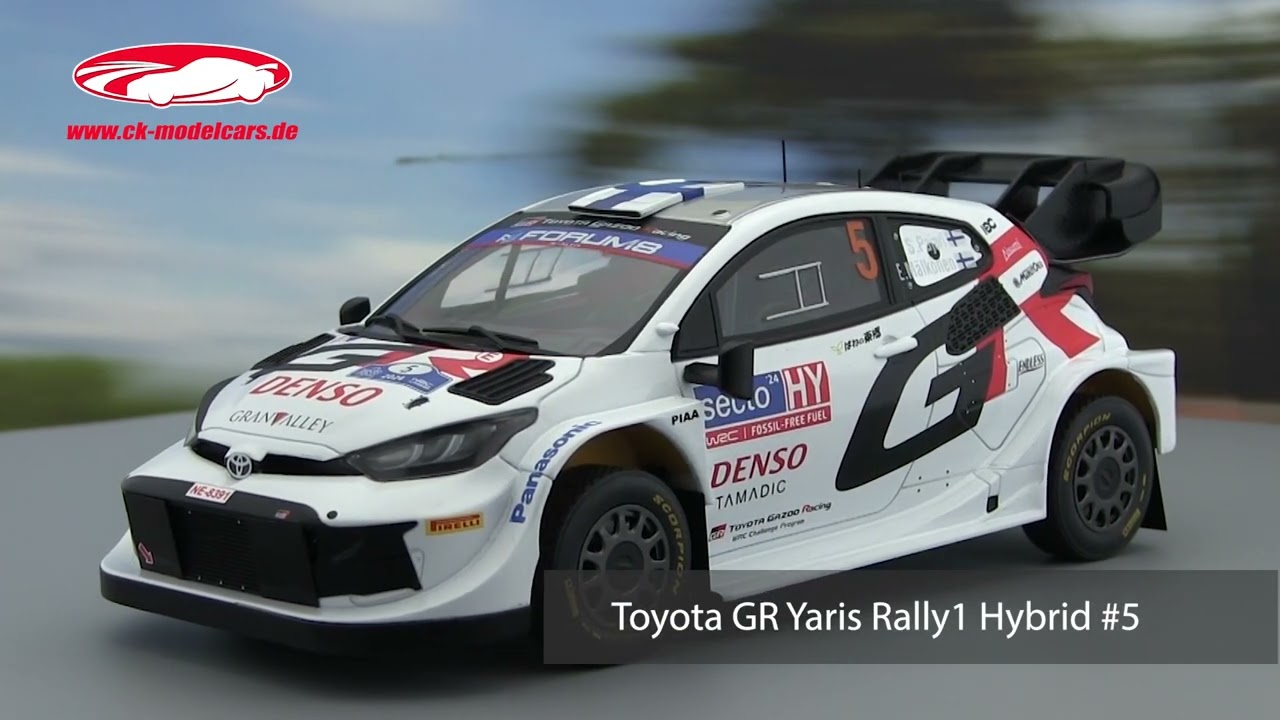 な*る様 TOYOTA GR Yaris Rally1 2024 フィンランド ck-modelcars-video: Toyota GR Yaris Rally1 Hybrid #5 4th Rallye