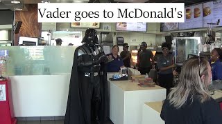 Darth Vader Goes to McDonald's and gets attacked by younglings!
