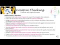 Creative Thinking   Problemsolving techniques