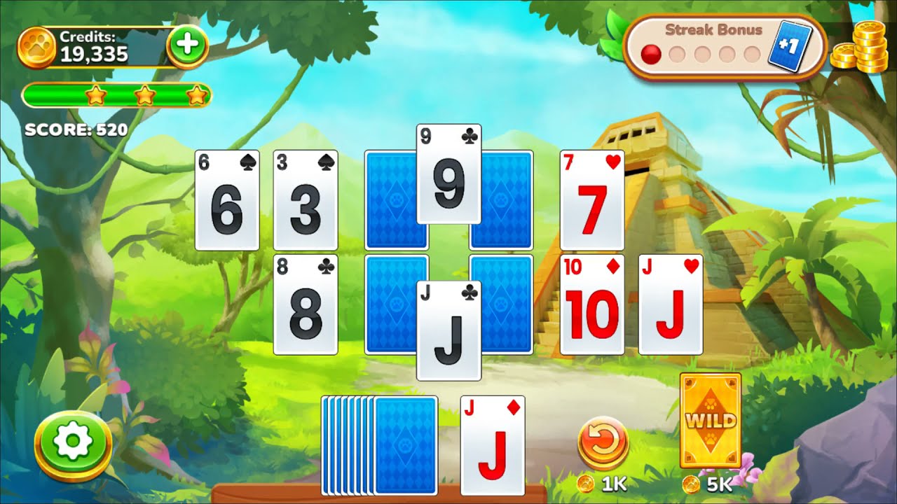 Solitaire Tripeaks Adventure Journey (Gameplay Android) YouTube
