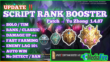 UPDATE‼️SCRIPT RANK BOOSTER DAMAGE UP PATCH Yu Zhong 1.4.87 | 03Juli2020