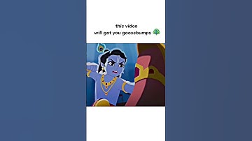 THIS VIDEO WILL GIVE YOU GOOSEBUMPS 🔥 KRISHNA FIGHT WITH KANS #krishna #krishnabhajan #shorts