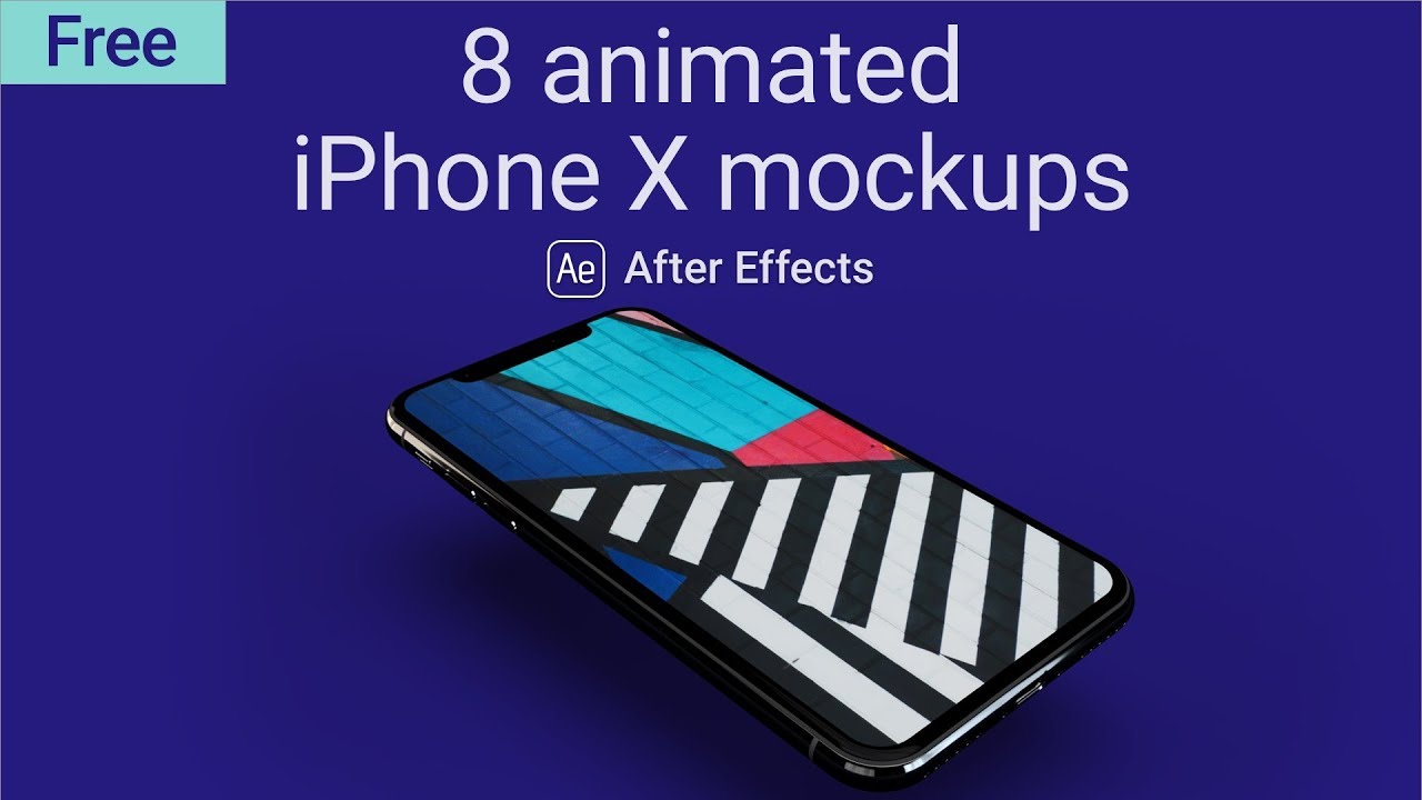 Download Animated Iphone X Mockups After Effects Template Youtube