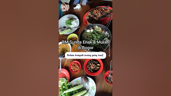 RM SUNDA ENAK DAN MURAH DI BOGOR, BLM BANYAK ORANG YG TAU #kuliner #kulinerbogor #youtubeshorts