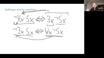 DeMorgan laws for quantifiers and the relation from quantifiers to conjunction and disjunction