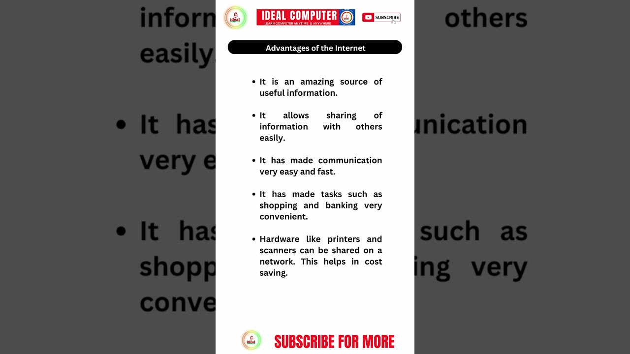 What Are The Advantages Of Internet