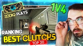 The Best CS:GO Clutches EVER, Ranked.