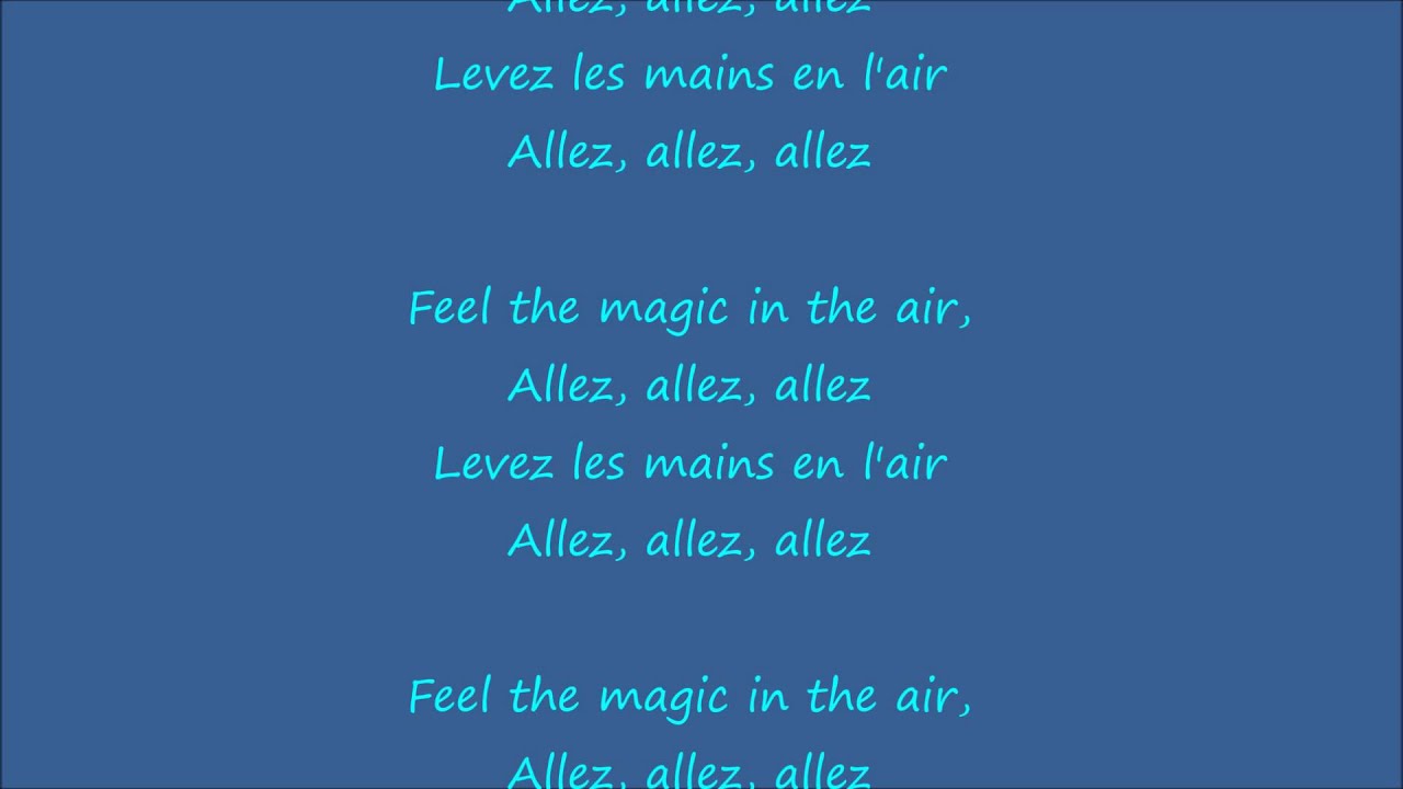 Magic System - Magic In The Air - Lyrics - Youtube