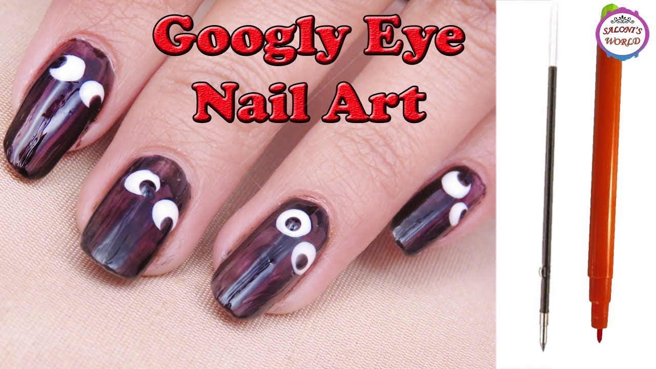 3. Cute and Easy Googly Eye Nail Designs - wide 4