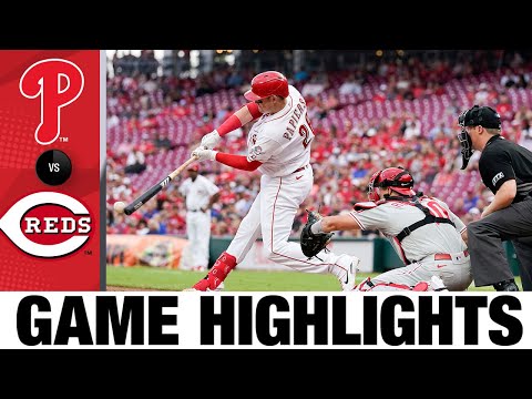  Phillies vs. Reds Game Highlights (8/15/22) | MLB Highlights