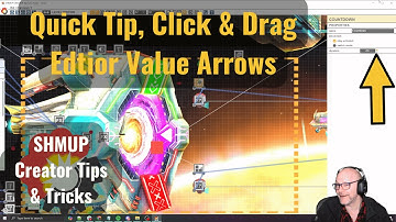 Shmup Creator Tips & Tricks | Did you know you can click and drag editor values?