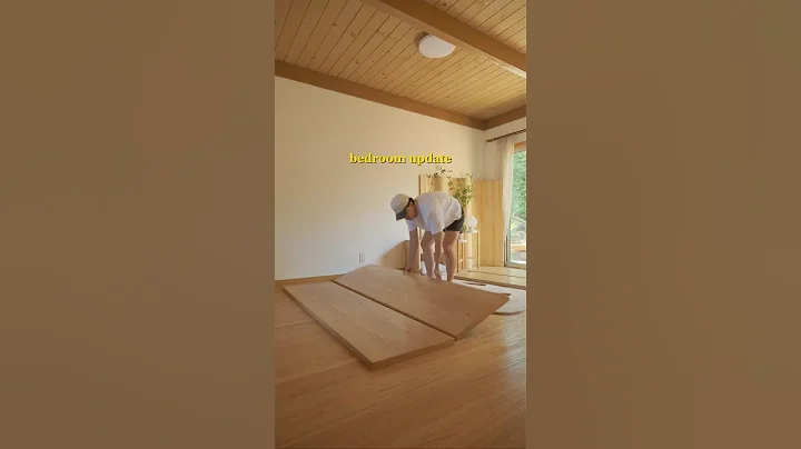 setting up my new bed #bedroom #homedecor #interiordesign