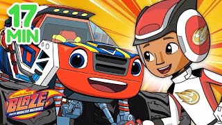 Blaze's AMAZING Race Through Times Compilation! | Blaze and the Monster Machines