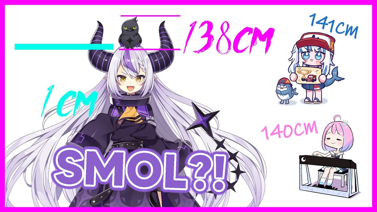 Smaller than Gura and Luna?! ||【Laplus Darknesss】hololiveX Debut